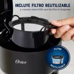 Cafetera Eléctrica 5 Tazas Con Filtro Oster - Imagen 5