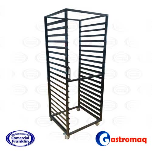 carro-bandejero-gastromaq.jpg Carro Bandejero Panadería 20 Bandejas 58x68 cms. Gastromaq - Imagen 1