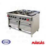 Cocina 6 Platos Churrasquera Maigas