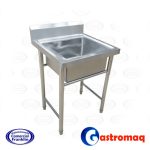 Lavafondos 1 Depósito 60x60 cms. Gastromaq