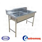 Lavafondos 2 Depósitos 60 cms. GASTROMAQ