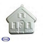 Molde Queque Casita Aluminio
