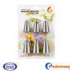 Boquillas 6 Piezas Para Repostería Gastromaq