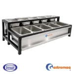 Soporte Para Depósitos 2 Niveles Sin Depósitos Gastromaq