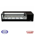 Vitrina Sushi Recta 1.5 mts. Maigas