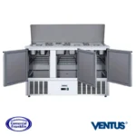 Mesón Saladette 3 Puertas Refrigerado 14 Depósitos Benefit Ventus - Imagen 3