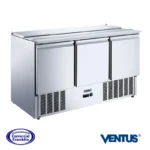 Mesón Saladette 3 Puertas Refrigerado 14 Depósitos Benefit Ventus - Imagen 2