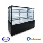 Vitrina Pastelera 3 Niveles Negra 1.2 mts. Cuadrada Gastromaq - Imagen 2