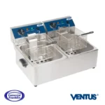 Freidora Eléctrica 2 Depósitos Ventus